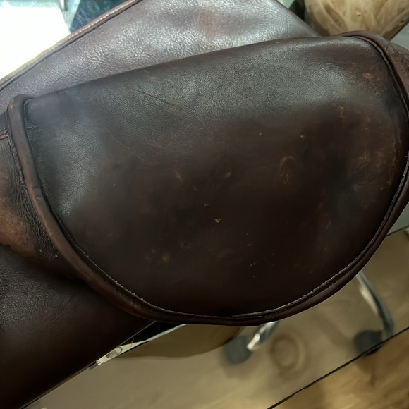 Coach Brown Duffle Feed Sac Shoulder Bag XL F7D - Picture 16 of 16